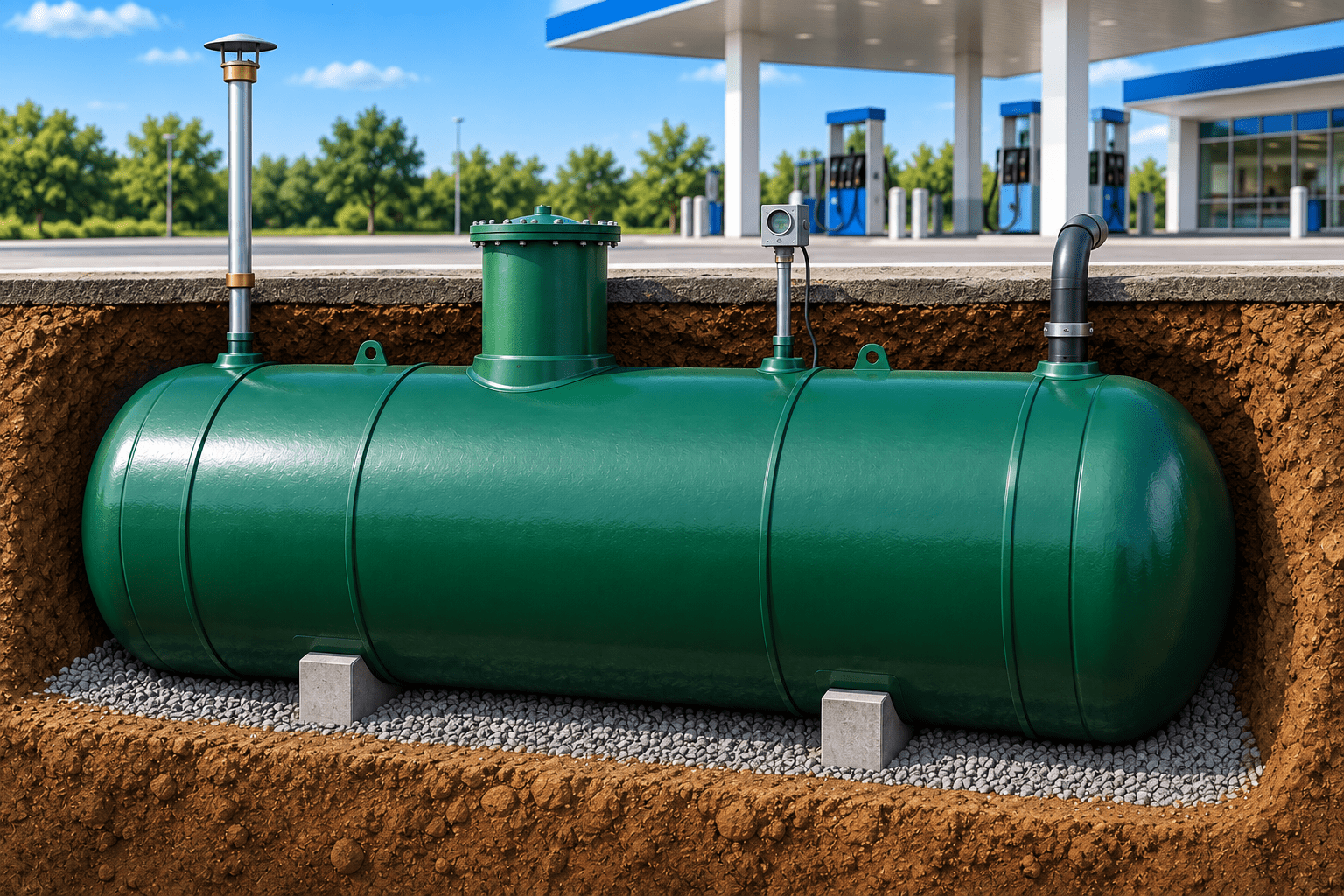 Underground Fuel Storage Tank